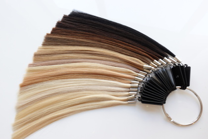 Wzornik kolorów do przedłużania włosów