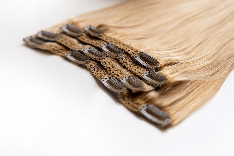 Dopinki Clip In naturalne włosy wybór kolorów  35-40 cm / 80 g - 1