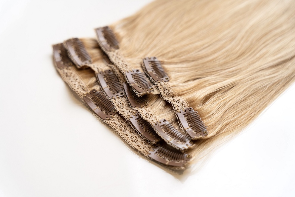 Dopinki Clip In naturalne włosy wybór kolorów 40-45 cm / 80 g - 1