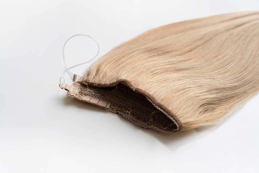 Dopinka na żyłce Halo Hair naturalne włosy wybór kolorów 45-50 cm / 100 g - 2